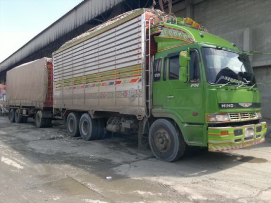 ขายรถพ่วง 22 ล้อ 2 เพลา แม่-ลูก กระบะเนียมคอกเกษตรดั้ม HINO PROFIA-P11C-เกียรืคูเลอร์ไดร์ ปี.55 รถสวยมากๆ สนใจจองเลย