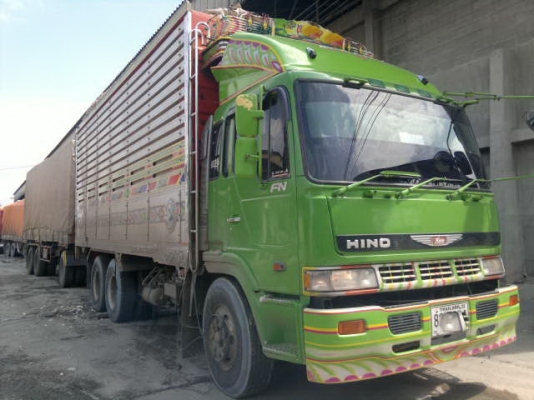 ขายรถพ่วง 22 ล้อ 2 เพลา แม่-ลูก กระบะเนียมคอกเกษตรดั้ม HINO PROFIA-P11C-เกียรืคูเลอร์ไดร์ ปี.55 รถสวยมากๆ สนใจจองเลย