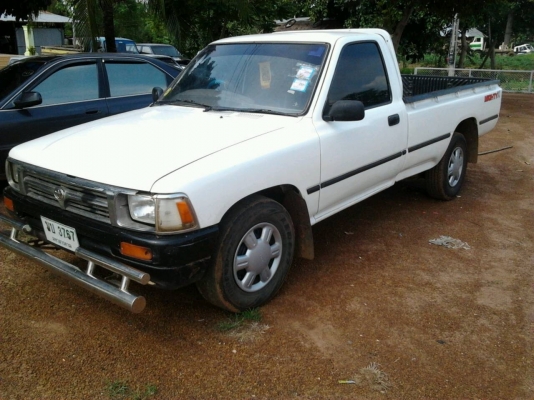 TOYOTA HILUX MIGHTY-X 2.5 MT ปี 38 รถสวยจัดสีบางเดิม ไม่เคยมีอุบัติเหตุหนักเลย เครื่องแน่นแรงดี ภายในเก๋งคอนโซลสวย แอร์เย็น พวงมาลัยธรรมดา กระบะปูพื้นยางลายเนอร์ ช่วงล่างคัชซีสวยมาก ยางสภาพดี 4 เส้นประมาณ 70\% พร้อมใช้งาน เอกสารเล่มทะเบียนครบพร้อมโอน ราคาต TOYOTA HILUX MIGHTY-X 2.5 MT ปี 38 รถสวยจัดสีบางเดิม ไม่เคยมีอุบัติเหตุหนักเลย เครื่องแน่นแรงดี ภายในเก๋งคอนโซลสวย แอร์เย็น พวงมาลัยธรรมดา กระบะปูพื้นยางลายเนอร์ ช่วงล่างคัชซีสวยมาก ยางสภาพดี 4 เส้นประมาณ 70\% พร้อมใช้งาน เอกสารเล่มทะเบียนครบพร้อมโอน ราคาต