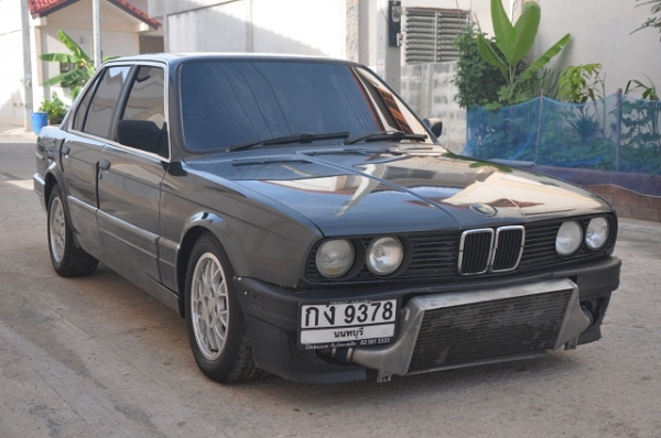 BMW 318i E30 เครื่อง ca18 turbo auto LPG max evo ขอบ 15 รถแรงประหยัดพร้อมใช้
