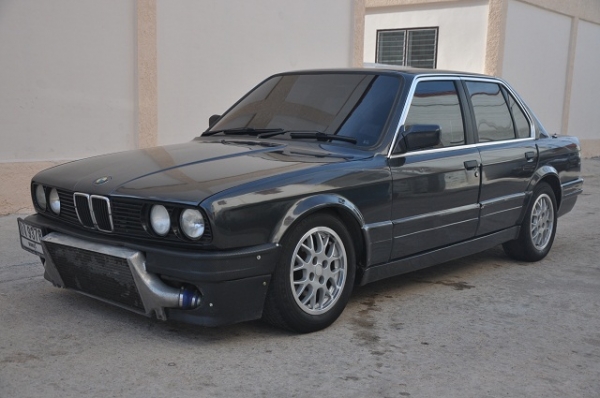 BMW 318i E30 เครื่อง ca18 turbo auto LPG max evo ขอบ 15 รถแรงประหยัดพร้อมใช้