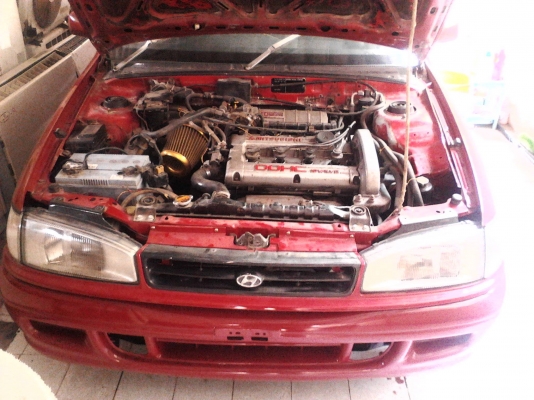 ขายฮุนได*หัวใจอีโว*ติดแก๊ส เครื่อง 4G63 หัวฉีด ตามสภาพถูก 38000