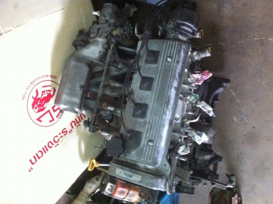 ขายเครื่อง toyota 4a 1600cc. เครื่องแห้งๆ ยกลงจากรถ