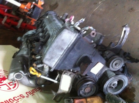 ขายเครื่อง toyota 4a 1600cc. เครื่องแห้งๆ ยกลงจากรถ