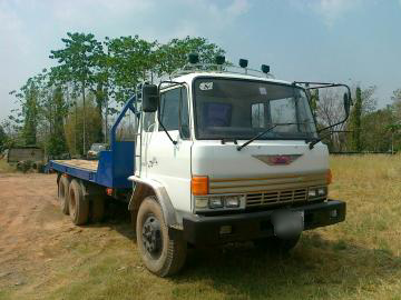 ขายเทเลอร์สิบล้อ HINO F17 เครื่องเดิม HO7D เกียร์ใหญ่ 1 เพลา ทะเบียนพร้อม