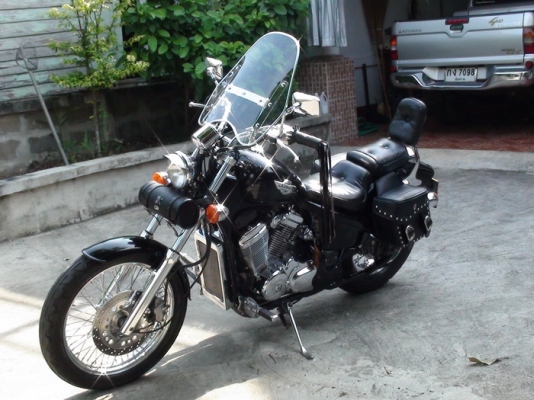 (((( ขาย Honda Steed 400CC ปี95 อินวอย+สรรพสามิต+30\% (สีดำ) เน้นเดิมๆ...