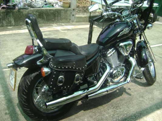 (((( ขาย Honda Steed 400CC ปี95 อินวอย+สรรพสามิต+30\% (สีดำ) เน้นเดิมๆ...