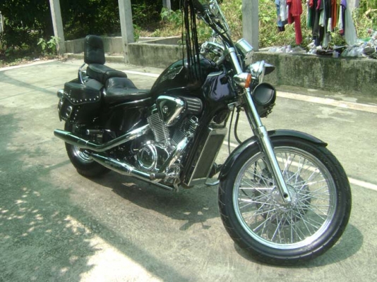 (((( ขาย Honda Steed 400CC ปี95 อินวอย+สรรพสามิต+30\% (สีดำ) เน้นเดิมๆ...