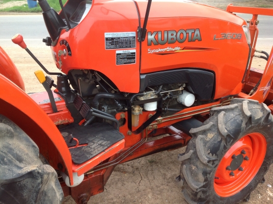 ปัญญาแทรคเตอร์มาแล้ว...จัดมา นางฟ้า คูโบต้า L3608  ใบมีดคานล่าง