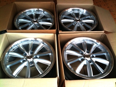 แม็กซ์ P&amp;P ขนาด 17 นิ้ว สภาพใหม่ 5รู114.3 หน้าตื้นหลังลึก สวยทั้งชุดครับ