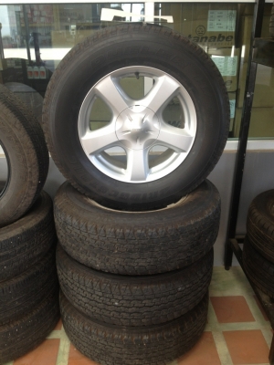 ขายล้อขอบ17 พร้อมยางถอดจากป้ายแดง ALL NEW DMAX VCOSS