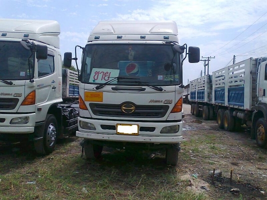 ขายด่วน..รถสิบล้อหัวลาก HINO MEGA FM 320 แรงม้า รถปี 50 เครื่องเดิม เกียร์เดิม รถสวยสภาพใหม่พร้อมใช้ มีทะเบียนครบ.