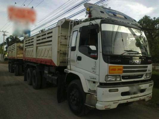 รถอิซูซุ 10 ล้อดั้ม FXZ 270 แรงม้า ปี 48 ( ขายแม่ลูก )  สนใจติดต่อ 081 - 6079515