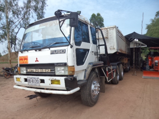 ขายรถมิตซูFN527M10ล้อ2เพลาหัวลากพร้อมหาง เครื่อง195เทอร์โบ10เกียร