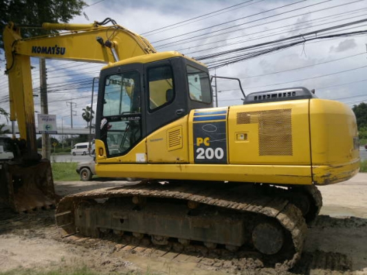 ขายรถแบคโฮ KOMATSU PC-200-7 ใบอินวอย ปี.2006 รถสวย ไฟฟ้าครบ รถใช้งานได้สมบูรณ์