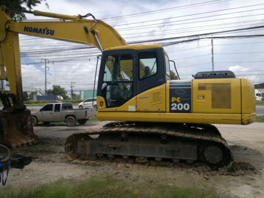 ขายรถแบคโฮ KOMATSU PC-200-7 ใบอินวอย ปี.2006 รถสวย ไฟฟ้าครบ รถใช้งานได้สมบูรณ์
