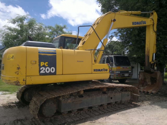 ขายรถแบคโฮ KOMATSU PC-200-7 ใบอินวอย ปี.2006 รถสวย ไฟฟ้าครบ รถใช้งานได้สมบูรณ์