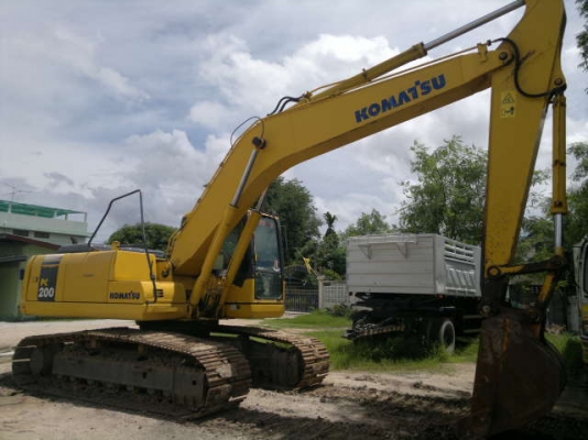 ขายรถแบคโฮ KOMATSU PC-200-7 ใบอินวอย ปี.2006 รถสวย ไฟฟ้าครบ รถใช้งานได้สมบูรณ์