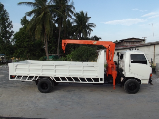 ลดราคาสุดๆ HINO  FC146A  150 แรงม้า WO6D  รถบรรทุกหกล้อติดเครนทานาโน่3ตัน3ปลอก2ชักช่วงยาว6เมตรกระบะยาว5.40 เมตร