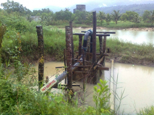 ขาย เครื่องล้างทรายใช้เครื่องยนต์ HINO EK100