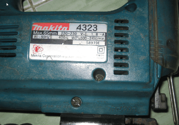 ขายด่วน JIG SAW Makita  4323 400W แท้100\%ปรับความแรงได้ 6ระดับ