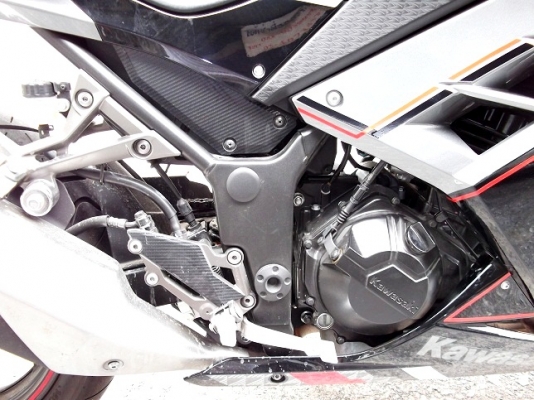 ขาย ninj 250 2013 สีดำ ใหม่กิ๊ก วิ่งไป 3300 กม ไม่ล้ม ไม่ชน แต่งลายใหม่