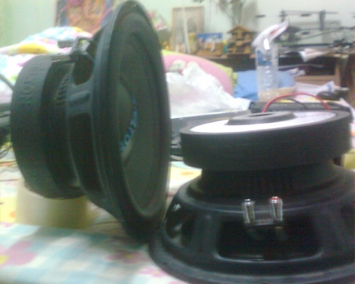 ลำโพงซับ 10 นิ้ว 1 คู่ ถูกมาก