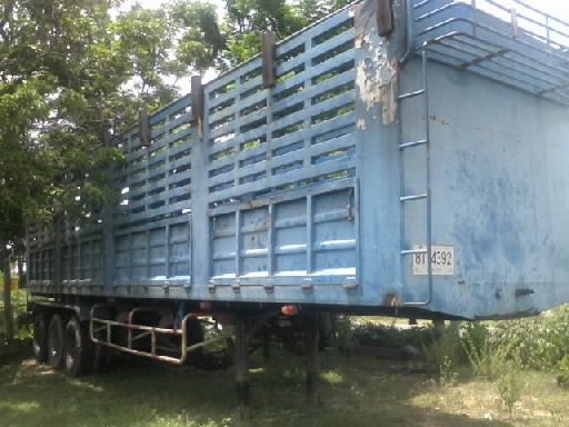 ขายหางพ่วงคอกเกษตร 3 เพลาแท้ ยว12เมตร อู่พนัส สภาพพร้อมใช้งานครับ