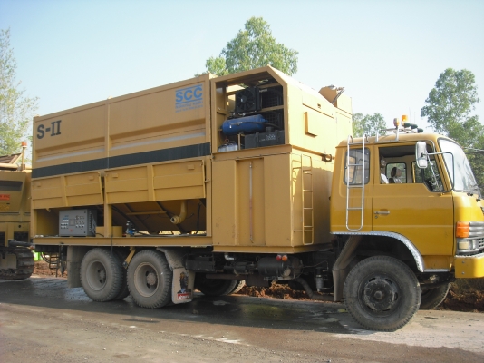 รถส่งปูนผง ใช้กับงาน Inplace recycling