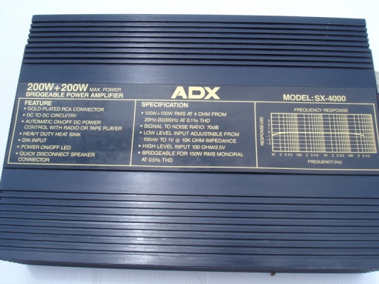 ขาย แอมป์ ADX 200 W+200