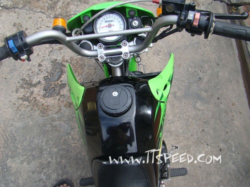 KSR สีเขียวลาย 5.5 ปี53 รถบ้านเครื่องเดิมๆมีของแถม