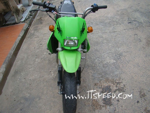 KSR สีเขียวลาย 5.5 ปี53 รถบ้านเครื่องเดิมๆมีของแถม