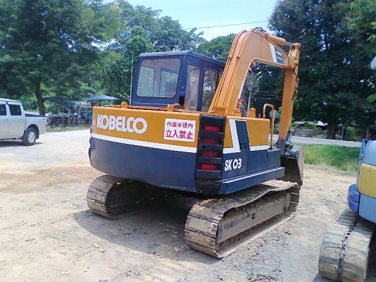 ขาย  รถแบคโฮ KOBELCO SK 03 เท่า PC60 รถเก่าญี่ปุ่น เอกสารอินวอยล์