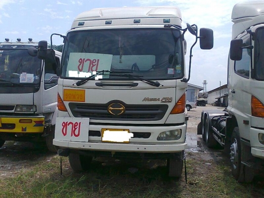 ขายด่วน..รถสิบล้อหัวลาก HINO MEGA FM 2PKPA  320 แรงม้า รถปี 50 เครื่องเดิม เกียร์เดิม รถสวยสภาพใหม่พร้อมใช้ มีทะเบียนครบ.