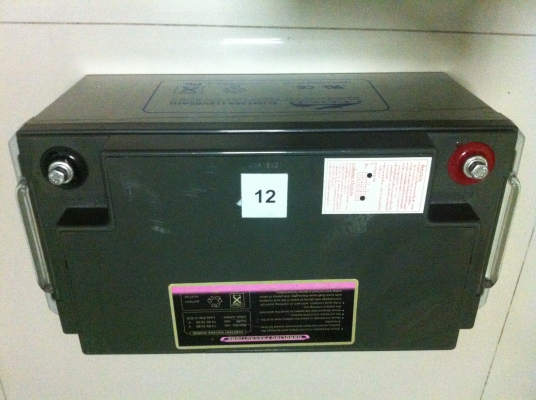 แบตเตอรี่แห้ง สำหรับ UPS LEOCH DJM1265(12V65AH)