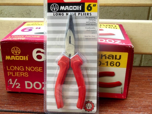 คีมปากแหลม (m.800-160) MACOH 6 นิ้ว