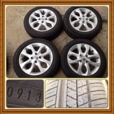 ขายแม็กเดิม15 ป้ายแดงNew Nissan March+ ยางปี13 ราคา 12,500 บ.ถูก