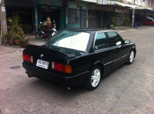 ขายE30 2ประตู วางSR20หลังหัก ติดแก๊สLPGประหยัดๆ ดิสเบรค4ล้อ แม็กLENSO เครื่องเสียงชุดใหญ่ สีสวยๆ