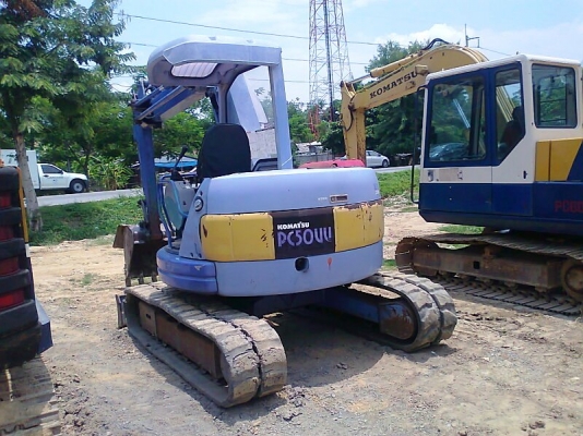 ขานด่วน..รถแบคโฮ KOMATSU PC50 UU-2 รถสวย เก่าญี่ปุ่น มีใบอินวอยล์.