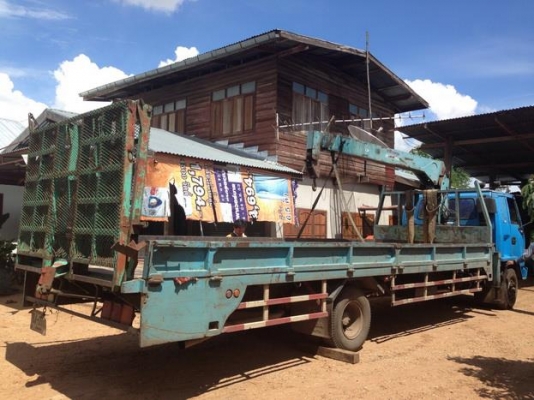 ขาย 6ล้อ ติดเครน 4ตัน ISUZU ROCKY FRR 195HP เครื่อง6HE1 195 แห้งดีไม่เยิ้ม ช่วงล่างคัสซีสวยไม่ผุไม่ดามกระบะเหล็กยาว7ม.พร้อมหางไฮดรอลิค สภาพดีไม่ผุ ยาง8.25ดี6เส้น หัวบางภายในสวยคอนโซลครบ แอร์เย็น เบรคทริฟฟี่ พร้อมเครนUNIC 4ตัน 3ปลอกชัก สภาพดีไม่มีปะไมีมีดา