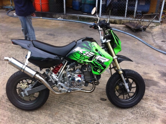 ksr ตัวเก่าสีเขียวแต่งสวยราคา 38,000บาท