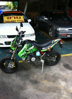 ksr ตัวเก่าสีเขียวแต่งสวยราคา 38,000บาท