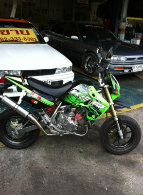 ksr ตัวเก่าสีเขียวแต่งสวยราคา 38,000บาท