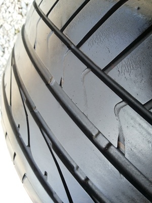 ขายยาง225/45/17 ปี 3509 BRIDGESTON POTENZA RE050A  JAPAN  1  ชุด