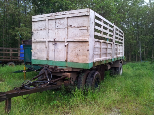 ขายด่วน รถบรรทุก 18 ล้อ  Hino 227   ดั๊มแม่-ลูก  ราคาถูก