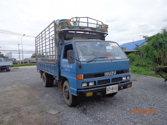 ISUZU NRP 59L รถประกอบ เครื่อง 115 แรงม้า 4BD1 กระบะคาร์โก้ คอกสูง เกียร์สั้น ยาว4.30 ม. สภาพเดิมๆ ข
