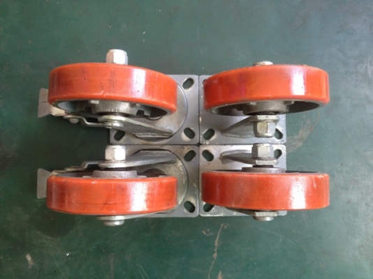 ขายล้อยูริเทน 6" โครงล้อหนา 6 มม.