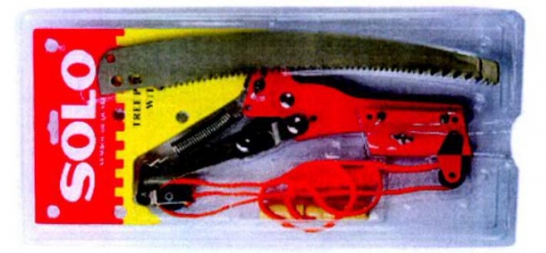 กรรไกรตัดกิ่งไม้แบบกระตุกพร้อมใบเลื่อยกิ่งไม้ SOLO