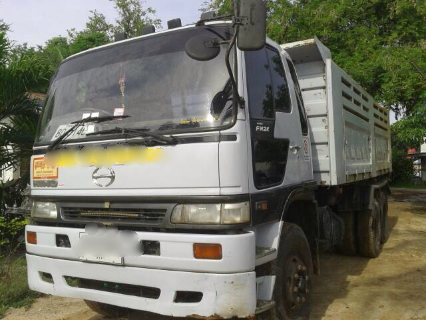 ขายรถบรรทุกสิบล้อดั๊มพ์ HINO 2K เครื่อง K13D-J10622 -240 แรง เกียร์เดิม ดั๊มพ์สามมิตร ระบบลากพ่วง รถบ้านแท้