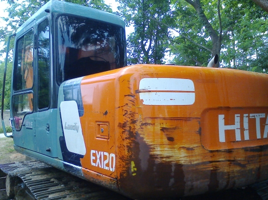 ขายด่วน HITACHI EX120-3 เก่านอกพร้อมใช้